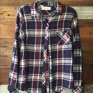 Brand new plaid button up